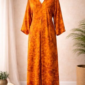 Multicolor Kimono with Pants